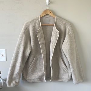 Everlane fleece jacket in size xl